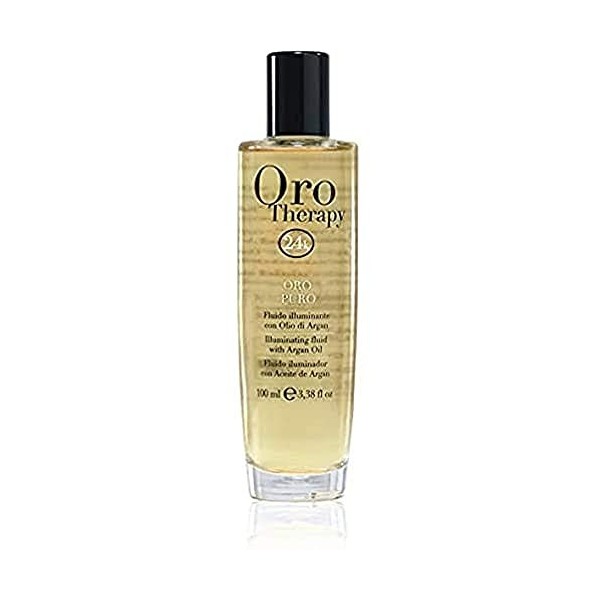 Fanola Oro Therapy Illuminating Fluid with Argan Oil and UV Filter, 100 ml