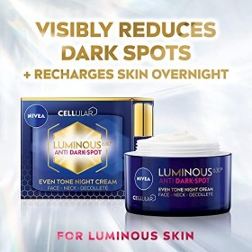 NIVEA Cellular Luminous630 Crème de nuit anti-taches Teinte uniforme 50 ml