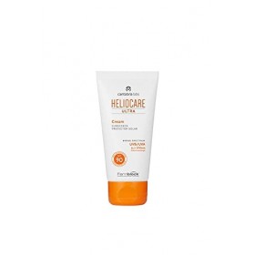 Heliocare Ultra 90 - Crème Solaire Visage SPF 50+, Très Haute Protection, Nourrit et Hydrate, Sans Résidu Blanc, Sans Effet M
