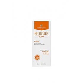 Heliocare Ultra 90 - Crème Solaire Visage SPF 50+, Très Haute Protection, Nourrit et Hydrate, Sans Résidu Blanc, Sans Effet M