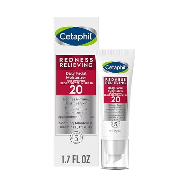 Cetaphil Rougeur Soulager Daily Facial Moisturizer Spf 20 1,7 Onces