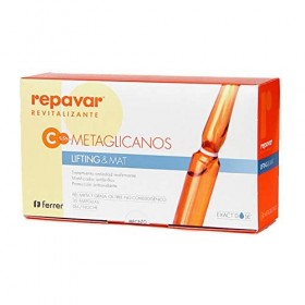 Repavar Revitalisant - Sérum Visage Lifting&Mat à base de Métaglycanes - à la Vitamine C - Action Antioxydante et Anti-âge - 
