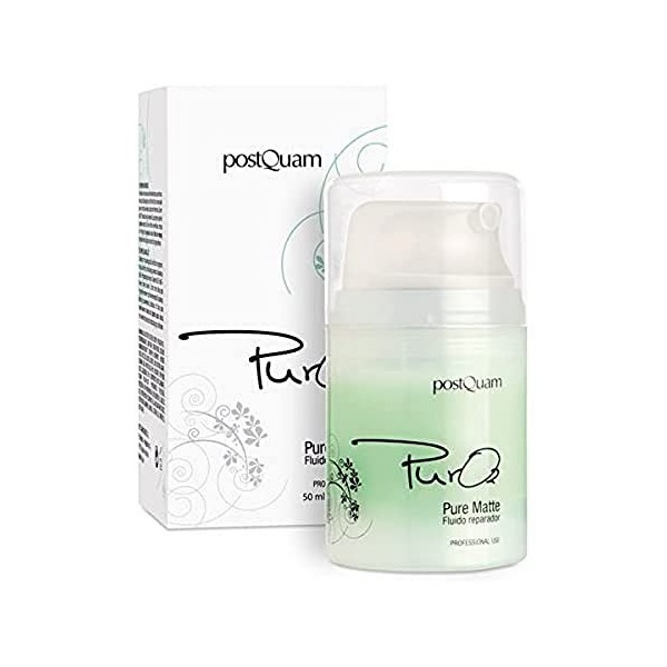 PostQuam - Creme Jour Matifiante - Texture Gel | Creme Hydratante Matifiante Visage, Crema Pelle Grassa 50 ml