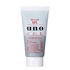 UNO Hot Clear Gel Scrub 120g - Traditional Blotting Paper Set