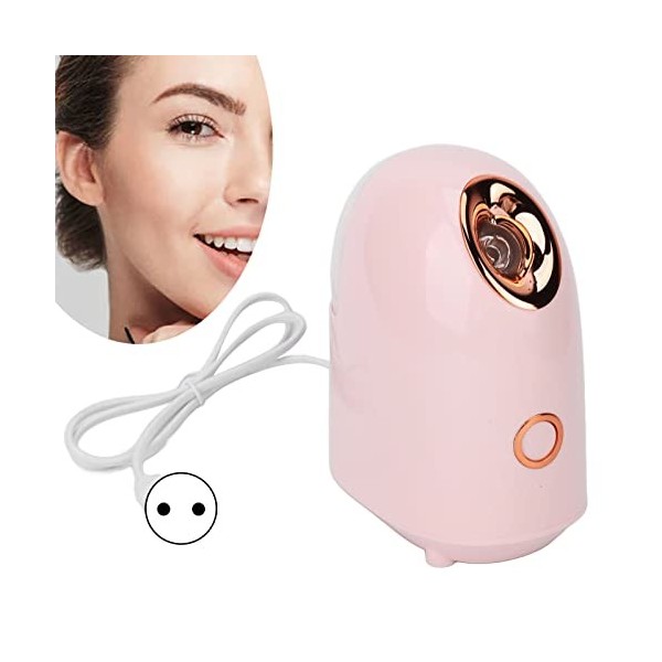 Machine à Vapeur Chaude à Vapeur Fine Portable Hydratant Nano-Ion Vapeur Faciale Nettoie les Pores avec un Réservoir deau de