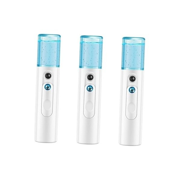 Beavorty 3 Pcs Nébuliseur Portable Pulvérisateur De Poche Pulvérisateur Hydratant Compact Pulvérisateur Pour Le Visage Nano F