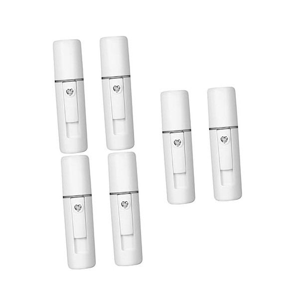 minkissy Lot de 6 vaporisateurs pour le visage - Mini humidificateur facial - Outil de beauté - Compteur deau L2