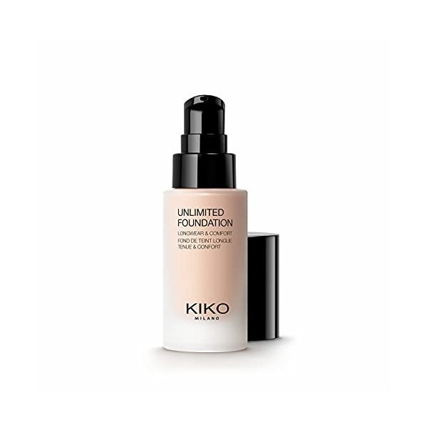 KIKO Milano Unlimited Foundation 9. 5N | Fond De Teint Fluide Longue Tenue