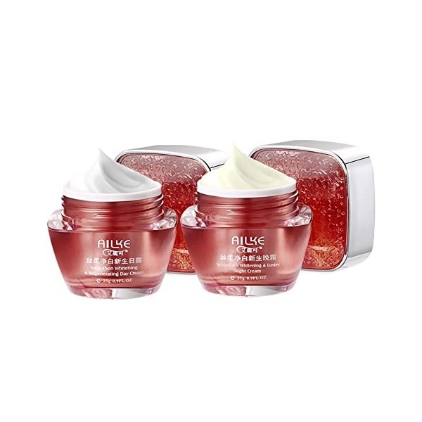 Crème Blanchissante, Creme Anti tache Visage, Taches Solaires, Ensemble De Soins De La Peau, Teint Uniforme, Avec Hyaluronate