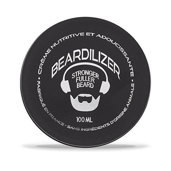 Beardilizer Acondicionador de la barba y crema suavizante - Fórmula hipoalergénica - 100ml