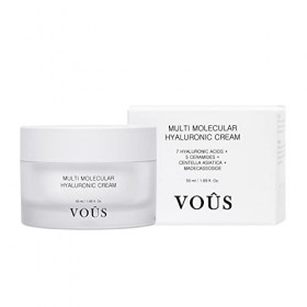 Crème Hyaluronique Multi Moléculaire 7 fois | crème de jour | 50ml | + 5 céramides |+ Centella Asiatica | + Madécassoside | A