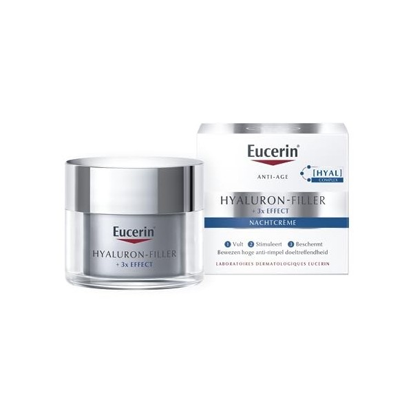 Eucerin Hyaluron-Filler + 3x Effect Soin de Nuit 50 ml