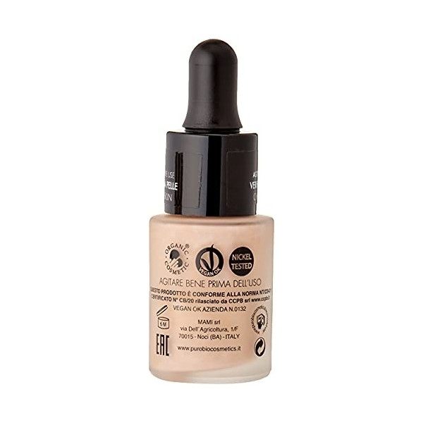 PuroBio Sublime Drop base Fond de teint fluid lutte contre la Pollution 15 ml couleur 3