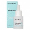 HelloBody 10% Niacinamide Booster 15ml - Sérum visage affinant et équilibrant pour une peau plus uniforme - Booster pour le