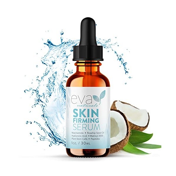 Eva Naturals Skin Firming Serum 30 ml - Sérum de jour ou de nuit qui raffermit instantanément la peau relâchée et affine le