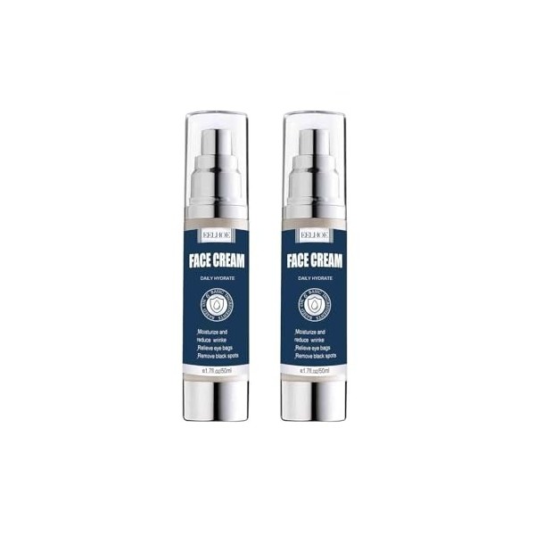 Crème pour le visage pour hommes, 6 en 1, soin quotidien hydratant pour le visage, crème anti-âge, Réduire les rides et tache