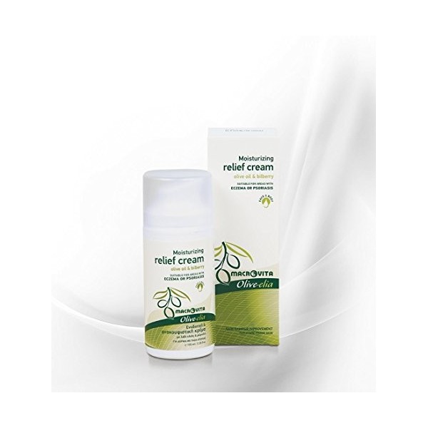 OLIVELIA HYDRATANT RELIEF CREAM OLIVE OIL & BILBERRY 100 ML.