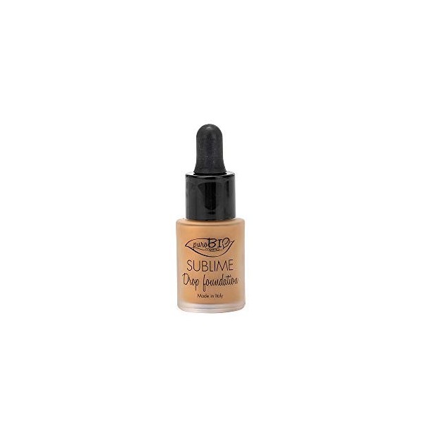 PuroBio Sublime Drop base Fond de teint fluid lutte contre la Pollution 15 ml couleur 5