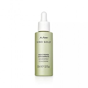 M. Asam VINO GOLD Concentré de nuit 30ml – Concentré visage de nuit à leffet régénérant et aux actifs brevetés, Phytorétin