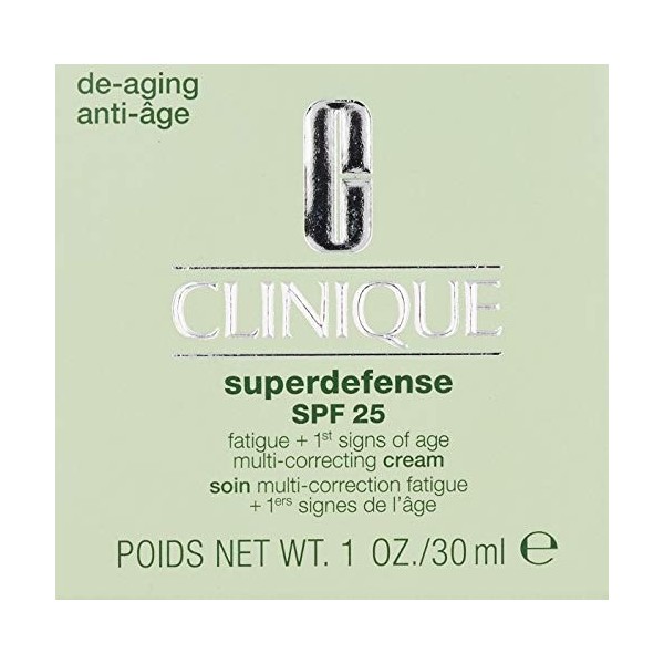 Clinique Superdefense SPF25 Fatigue 1st Signs of Age Type de peau 1&2 Crème visage 30ml