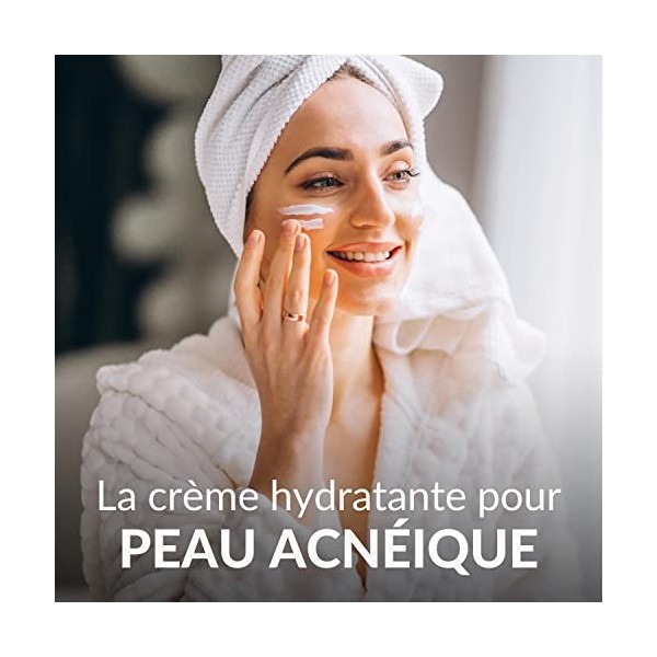 Crème Lait De Chèvre Visage | Traitement Efficace Contre lAcné | Crème Hydratante Peau Acnéique | Crème de jour peau à imper