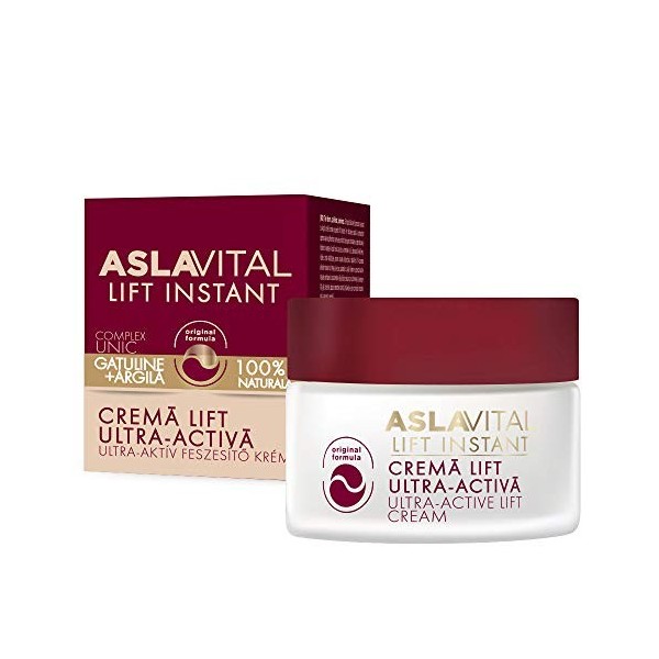 Aslavital Lift Instant, Crème Lift Ultra-Active, Pour tous les types de peau, 50 ml