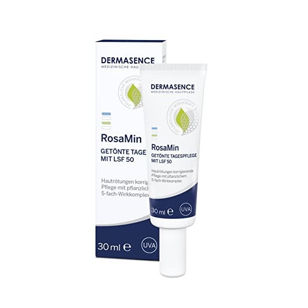 DERMASENCE RosaMin getönte Tagespflege LSF 50 Creme, 30 ml Crème