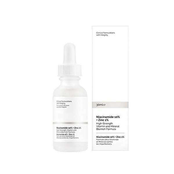 Congci Sérum pour Le Visage, 10% de niacinamide + 1% de Zinc nettoyant blanchissant blanchissant Le contrôle de lhuile éclai