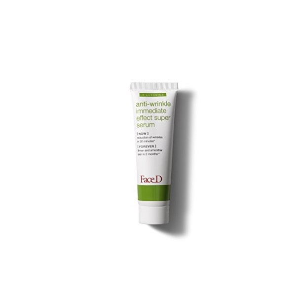 Face D | Super Sérum Anti-rides Effet Immédiat, 30 ml