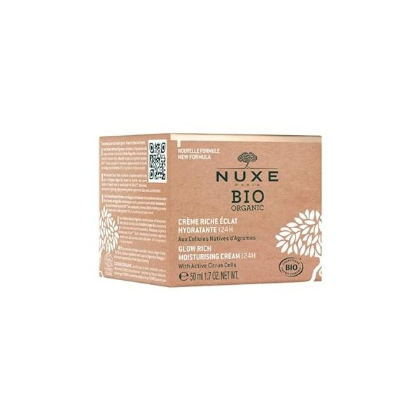 Nuxe Bio Organic Citrus Cells Glow Rich Crème hydratante