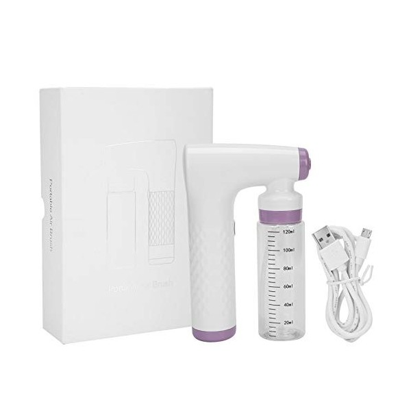 Spray facial, spa de sauna à vapeur pour le visage, humidificateur facial nano ionique nano spray aérographe portable domesti