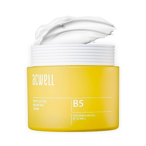 ACWELL Crème Hydratante Intensive Équilibrante Phyto-Active Pour le Visage 55ml - Avec Acide Aminé pour le Resserrement de la