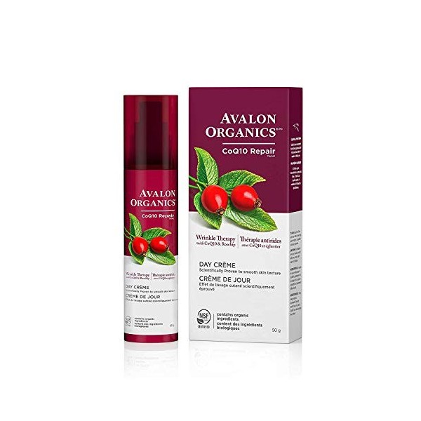 AVALON - Wrinkle Therapy with CoQ10 & Rosehip Day Creme - 1.75 fl. oz. 50 ml 