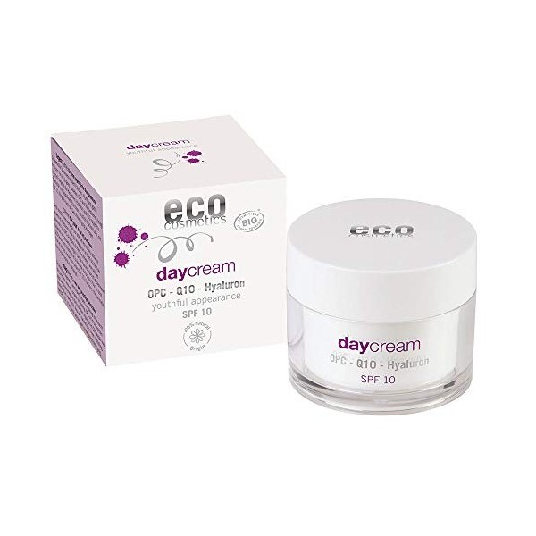 Eco Cosmetics : OPC, Q10 & Hyaluron Crème de jour SP10 50 ml