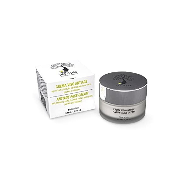 POC A POC - Crème visage anti-âge à base dacide hyaluronique collagène - Format 50 ml