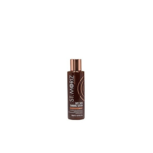 St Moriz Sérum avancé pour peaux sèches - Faux bronzage hydratant avec acide hyaluronique et vitamine B5 150 ml 