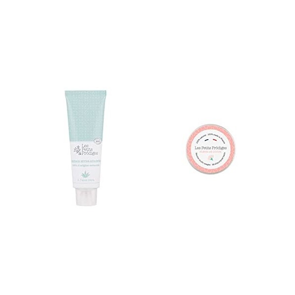 Le Duo Hydratant & Nourrissant - Crème Hydratante Visage - Baume Multi-Usages Fleur de Coton 30ml - 100% Naturel - Fabriqué e