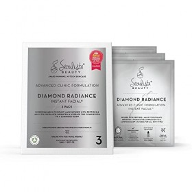 Seoulista Beauty Formule Clinique Avancée Diamond Radiance Traitement Visage Instantané avec Peptides/Vitamine C/Niacinamide