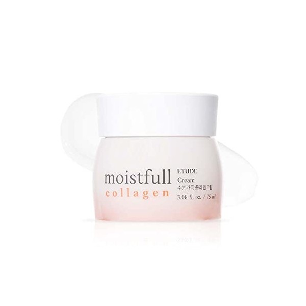 Etude House Crème au collagène Moistfull 2,53 fl.oz 75 ml . Leau de collagène procure une hydratation pour rendre votre pea