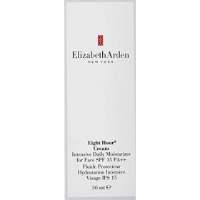 Elizabeth Arden Eight Hour Cream, Fluide Protecteur Visage 50 ml , Hydratation Intensive, IPS 15