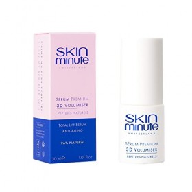 SKIN MINUTE • SÉRUM PREMIUM 3D VOLUMISER • Anti-rides, Re-densifie, Régénère, Repulpe, Boost les cellules・Peau mature - 50ml