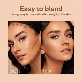 Contour Liquide, Bronzer Shading Blendable Longue Durée Contouring Liquide Hydratant Maquillage Shading Liquid avec Coussin A