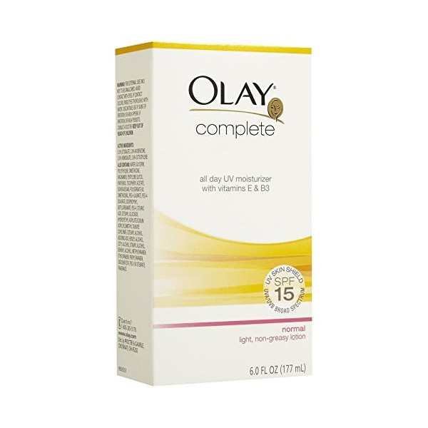 Olay Complete Normal All Day UV Moisture Cream SPF 15 6.0 FL OZ