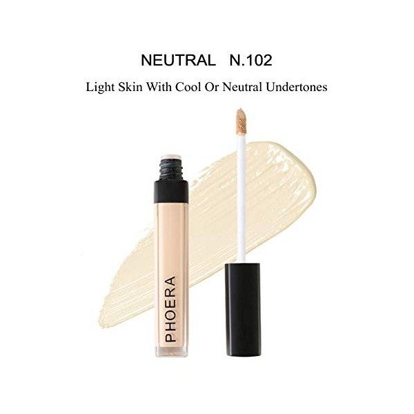 weixinbuy Liquid Concealer Cover Rides Taches de rousseur Rides Cernes Fond de Teint Hydratant, Grand Choix et Cadeau pour le