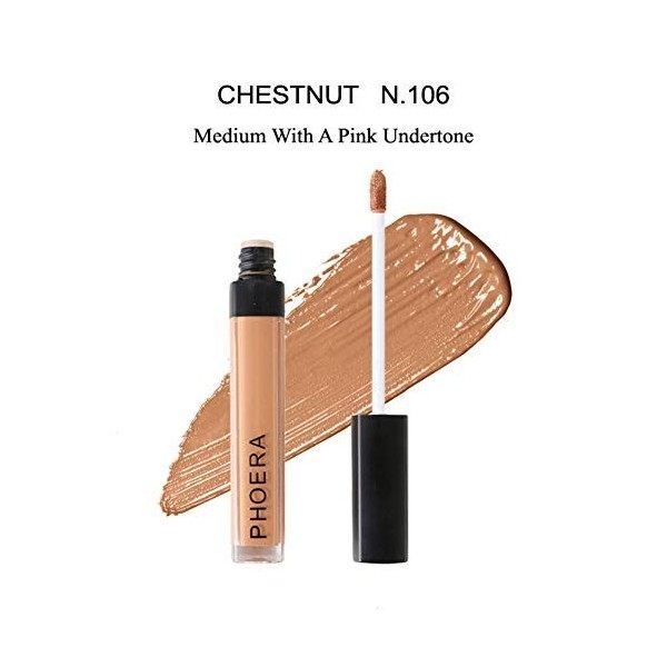 weixinbuy Liquid Concealer Cover Rides Taches de rousseur Rides Cernes Fond de Teint Hydratant, Grand Choix et Cadeau pour le