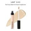 weixinbuy Liquid Concealer Cover Rides Taches de rousseur Rides Cernes Fond de Teint Hydratant, Grand Choix et Cadeau pour le