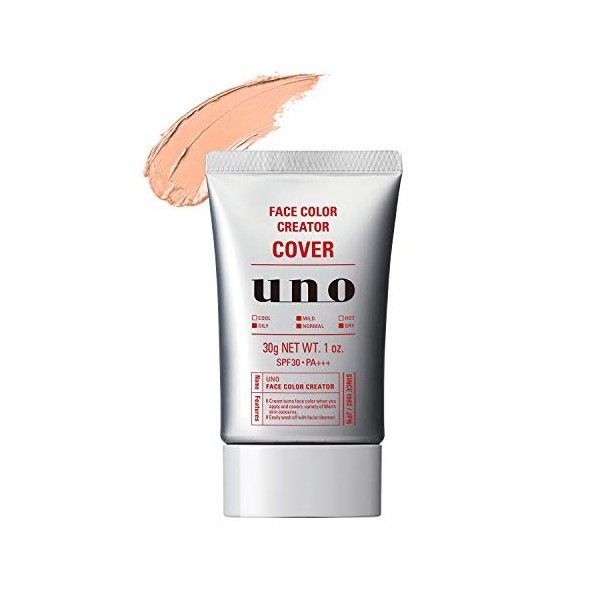 Uno Face Color Creator Cover BB Cream Men SPF30+ PA+++ 30g