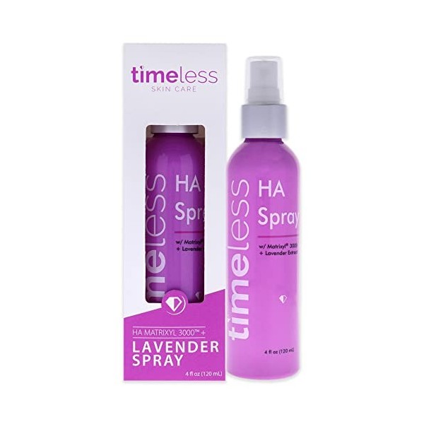 Timeless HA Matrixyl 3000 Spray - Lavender For Women 4 oz Spray