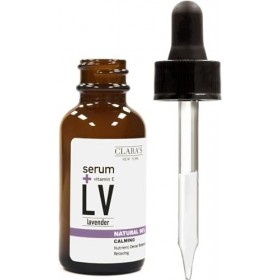Claras New York Calming Lavender Facial Serum Cleanses and Soothes, For All Skin Types 30ml