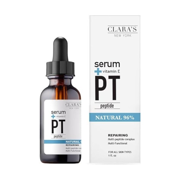 Claras New York Repairing Peptide Facial Serum Repairing Effects For All Skin Types 30ml